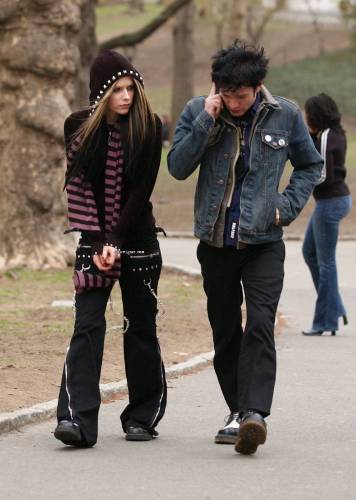 avril et son ptit chum!